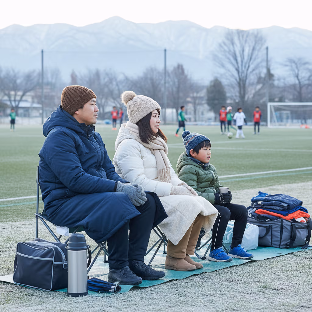 少年サッカー観戦の冬を快適に！おすすめ防寒着と持ち物完全ガイド