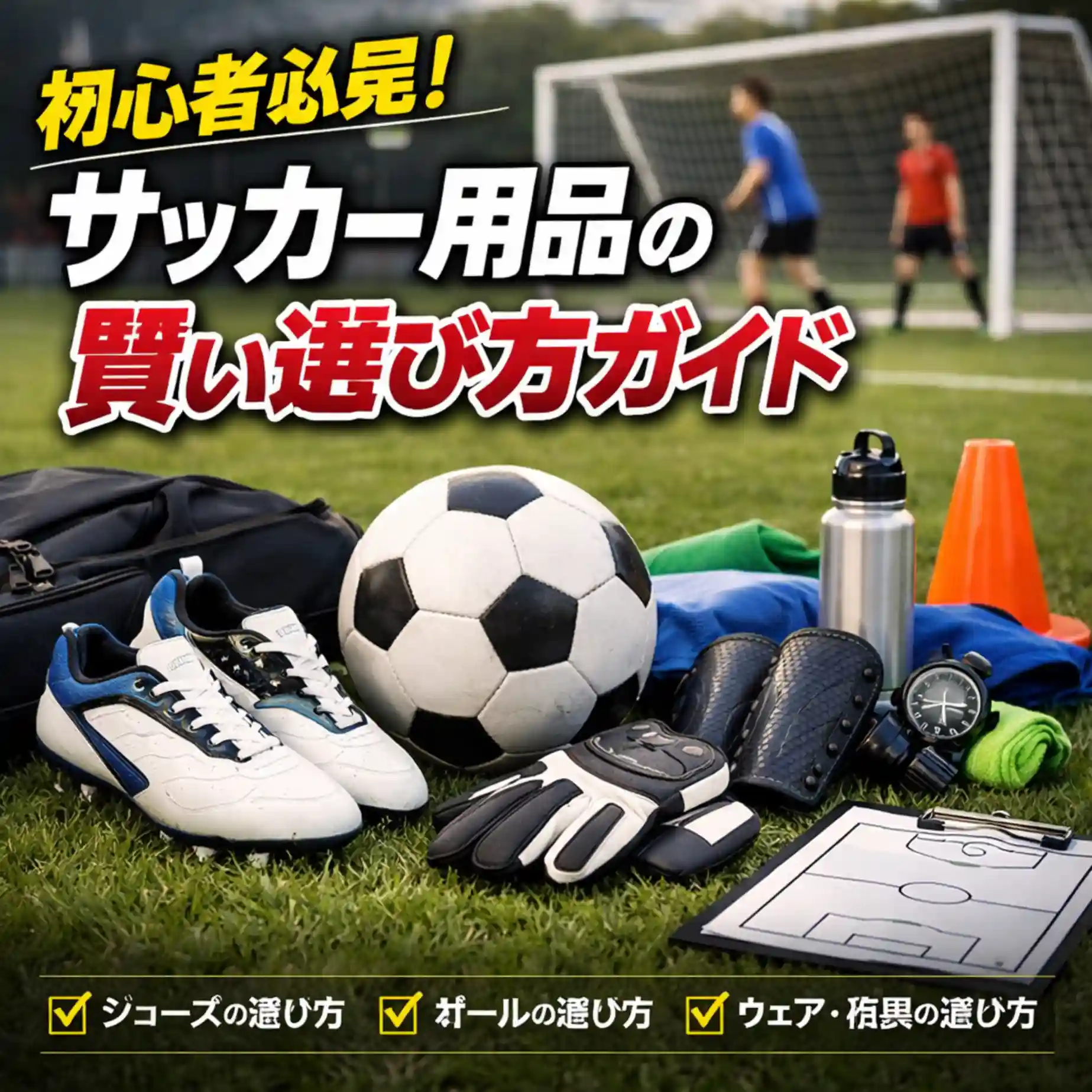 初心者必見！サッカー用品の賢い選び方ガイド